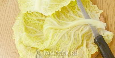 голубцы из савойской капусты