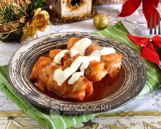 Голубцы с фаршем из мраморной говядины