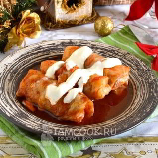 Голубцы с фаршем из мраморной говядины