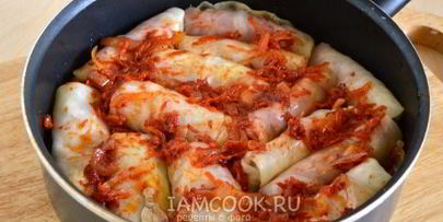 голубцы с фаршем из мраморной говядины