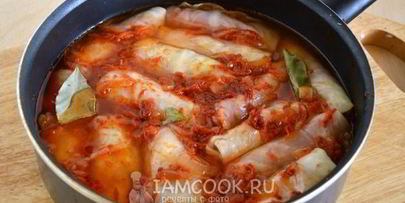 голубцы с фаршем из мраморной говядины