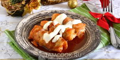 голубцы с фаршем из мраморной говядины