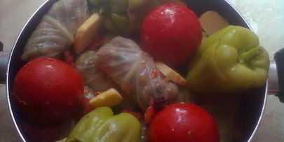 голубцы с гостями