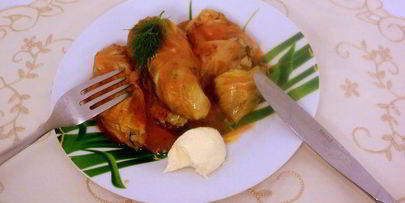 голубцы с картофелем и грибами