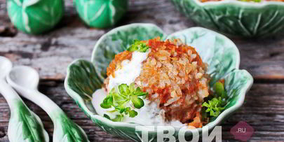 ленивые голубцы с рисом