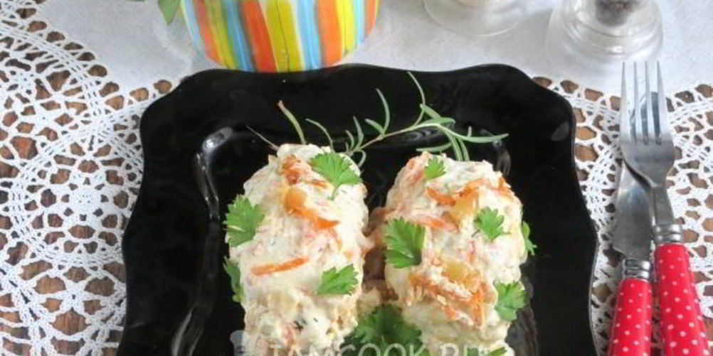 Рецепт ленивые голубцы в сметанном соусе в духовке