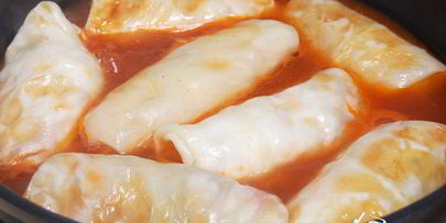 постные голубцы с овощами и шампиньонами