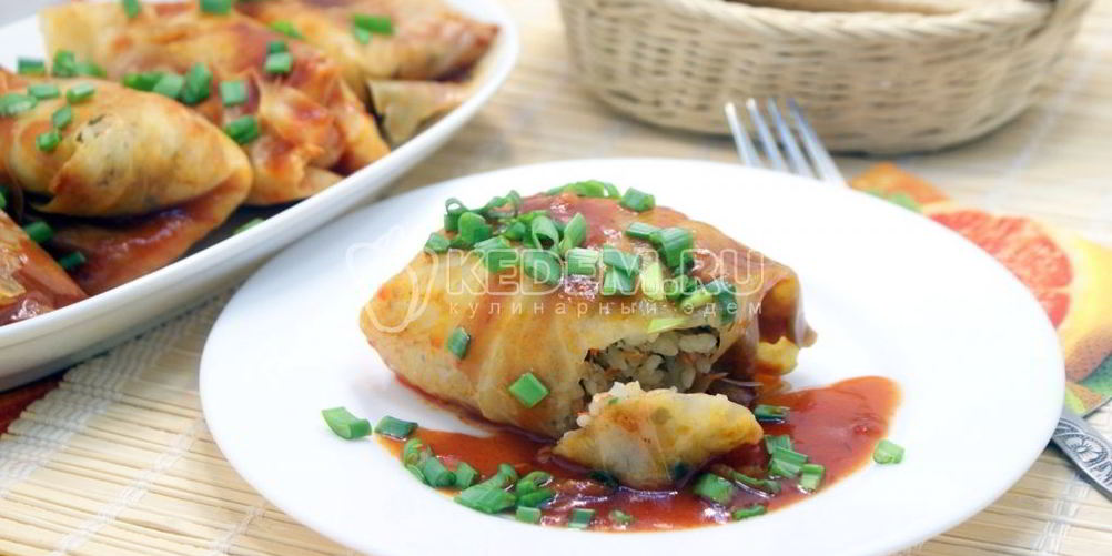 Рецепт постные голубцы