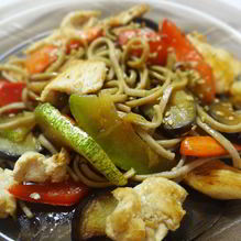 Рецепт Гречневая лапша с курицей