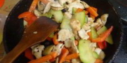 гречневая лапша с курицей