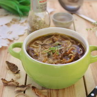 Грибная лапша из сушеных грибов