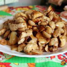 Рецепт Дождевики жаренные с луком