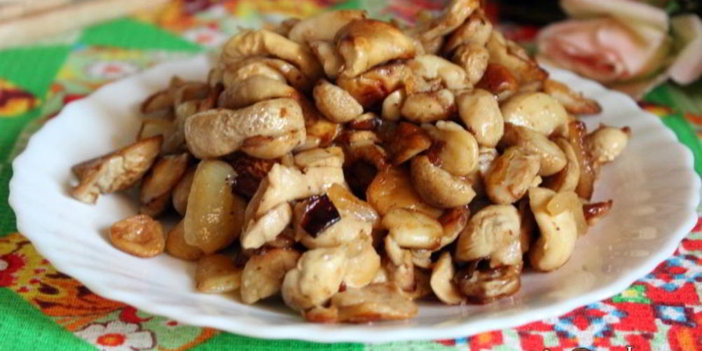 Рецепт дождевики жаренные с луком