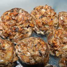 Рецепт Фаршированные запеченные шампиньоны