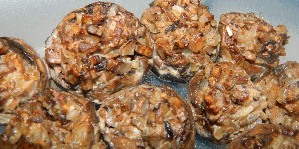 Рецепт фаршированные запеченные шампиньоны