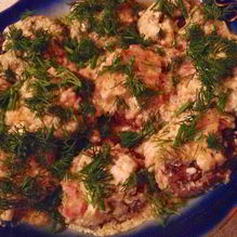 Рецепт Грибы, фаршированные ветчиной и сыром