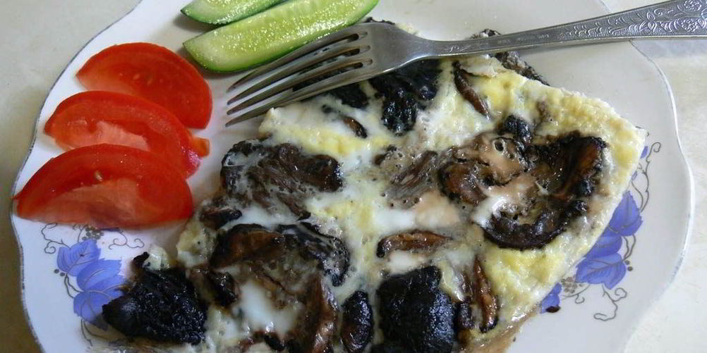 Рецепт грибы на сковороде