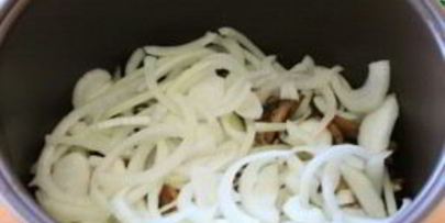 грибы с овощами в мультиварке