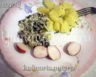 Грибы строчки