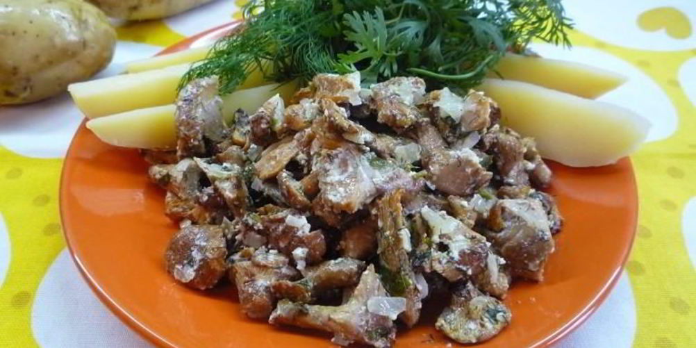 Рецепт лисички в духовке