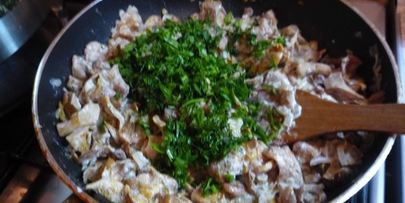 лисички в духовке