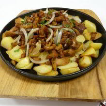 Рецепт Лисички жареные с луком