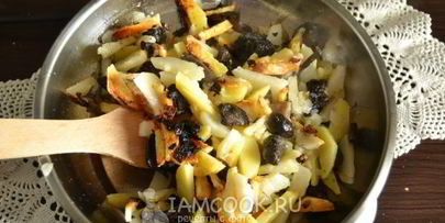 подосиновики жареные с картошкой