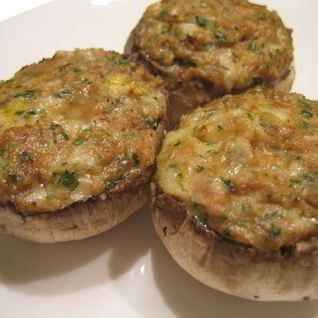 Шампиньоны фаршированные в духовке