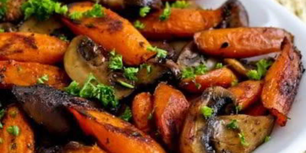 Рецепт шампиньоны с морковью