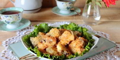 шампиньоны в кляре