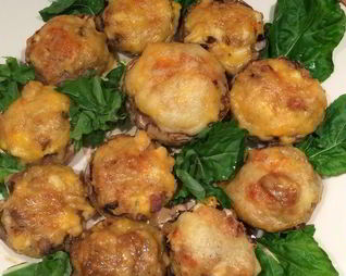 Запеченные шампиньоны по-итальянски