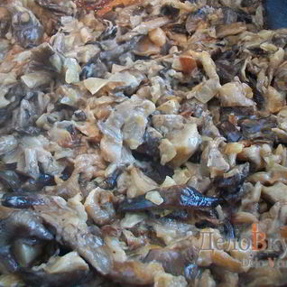 Жареные грибы со сметаной — грибная начинка