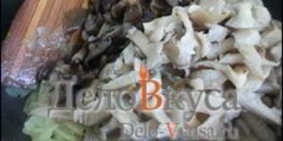 жареные грибы со сметаной — грибная начинка