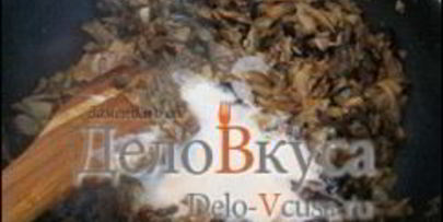 жареные грибы со сметаной — грибная начинка