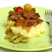 Рецепт Гуляш из говядины в мультиварке