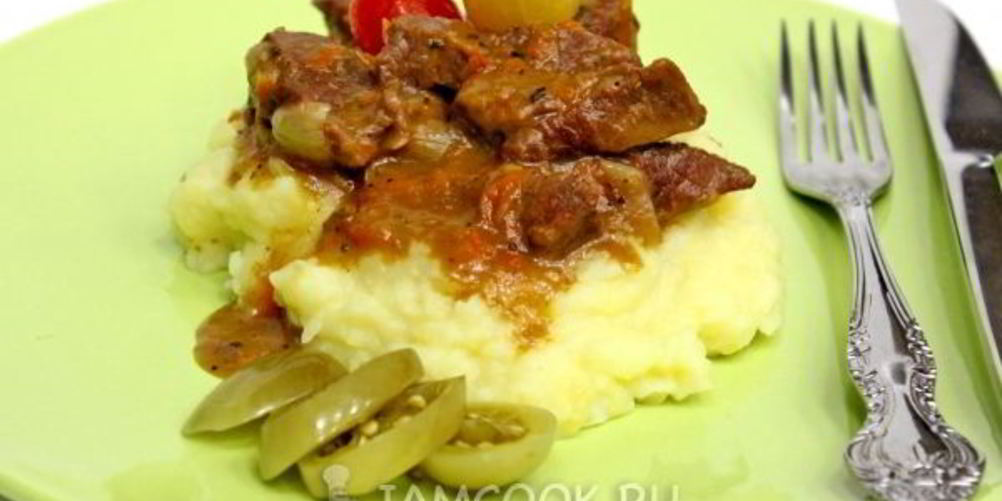 Рецепт гуляш из говядины в мультиварке