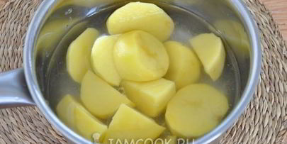 картофельно-гороховое пюре