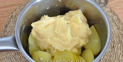 картофельно-гороховое пюре