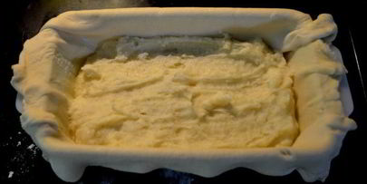 картофельное пюре en croute