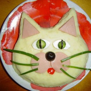 Картофельное пюре Кот