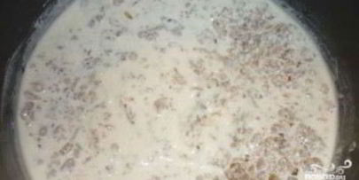 картофельное пюре с фаршем в мультиварке