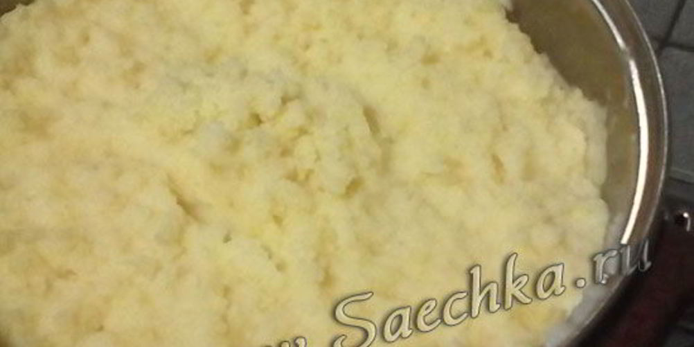 Рецепт картофельное пюре с йогуртом