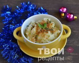 Картофельное пюре с хрустящим тимьяном