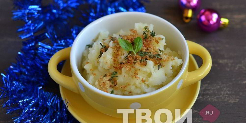 Рецепт картофельное пюре с хрустящим тимьяном
