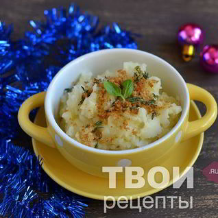 Картофельное пюре с хрустящим тимьяном