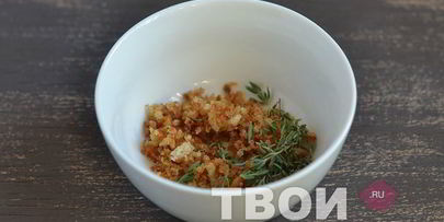 картофельное пюре с хрустящим тимьяном