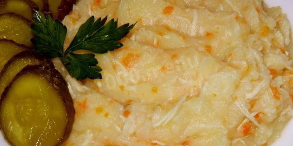 Рецепт картофельное пюре с курицей