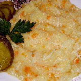 Картофельное пюре с курицей