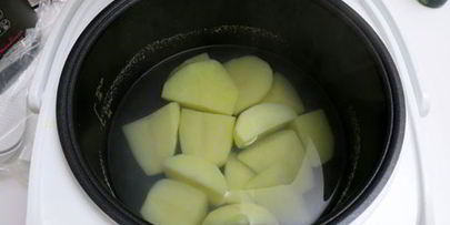 картофельное пюре с лососем в мультиварке