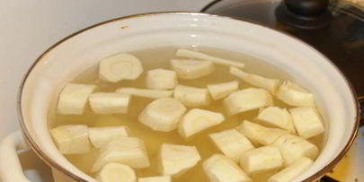 картофельное пюре с пастернаком и сметаной